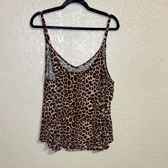 torrid Leopard Print Cami in Brown and Black - Picture 2 of 2